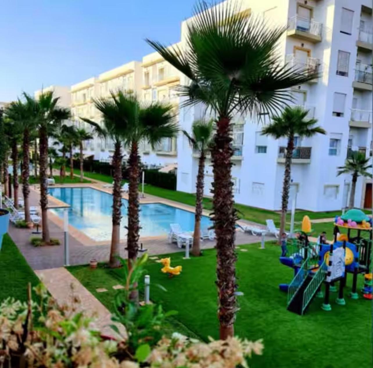 Apparemment De Luxe Vue Piscine Apartment Bouznika Ngoại thất bức ảnh